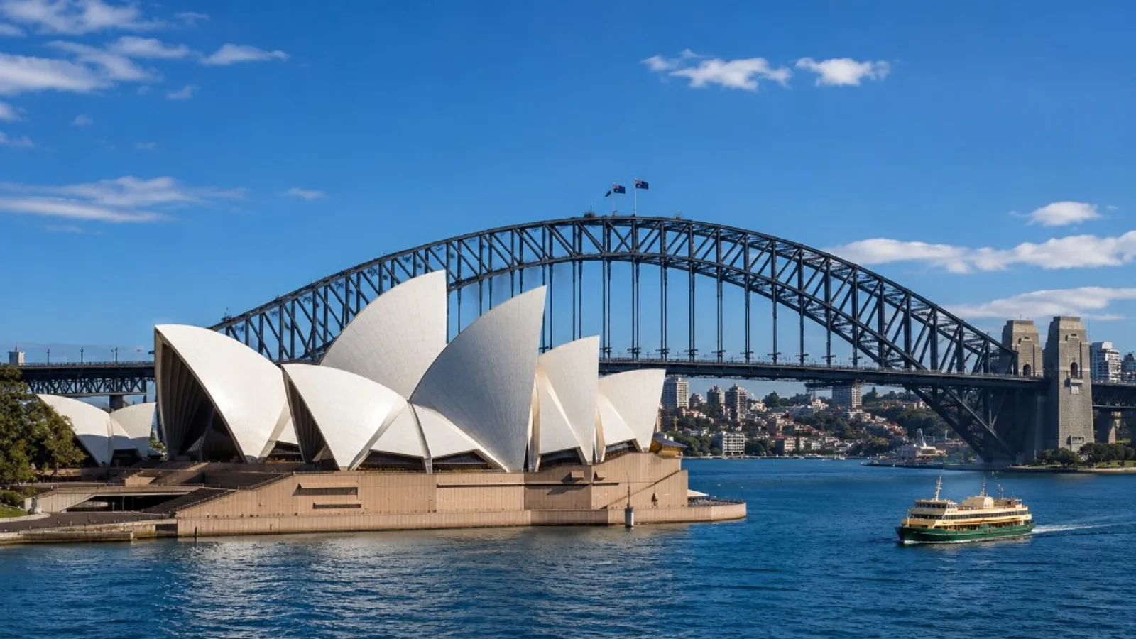 Sydney Opera House and Sydney Harbour Bridge